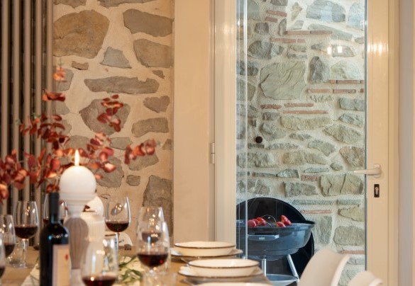 Dettaglio del tavolo preparato - Villa Carlotta