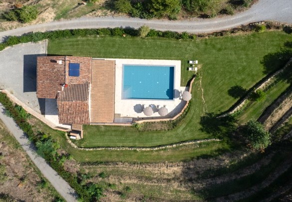 La proprietà vista dall'alto - Villa Carlotta   