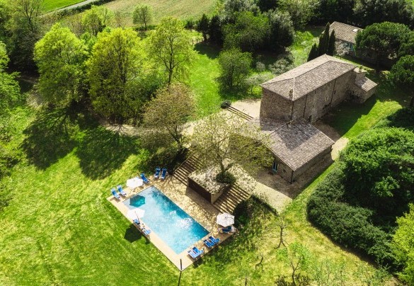 The park of the property surrounded by unspoilt countryside - Villa Carmeli