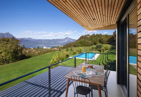 Vista dal balcone al primo piano - Villa Casaliva