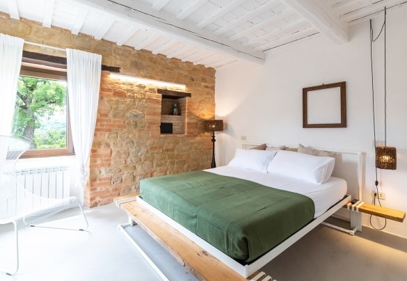 The charming master bedroom on the first floor - Villa Casanostra