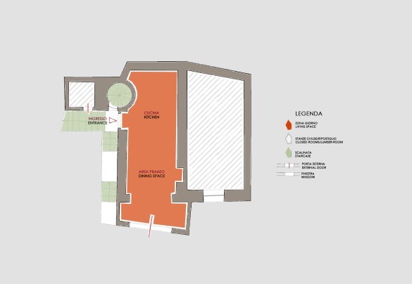 Villa Casarossa Numero Uno - Piano Cucina