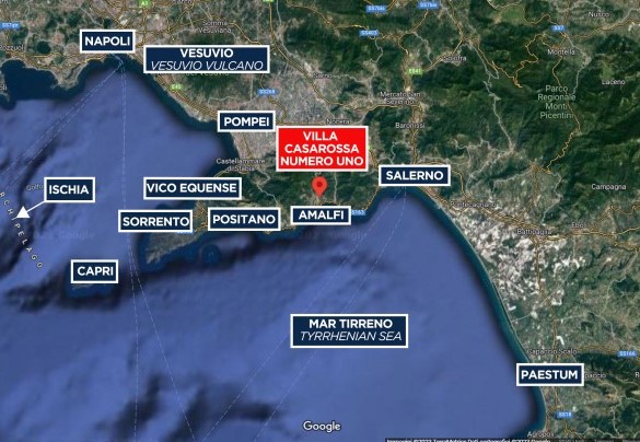 Villa Casarossa Numero Uno - Mappa
