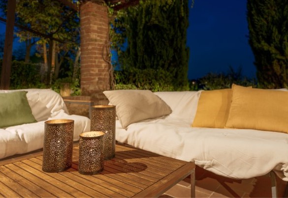 Un angolo illuminato e romantico - Villa Caterina