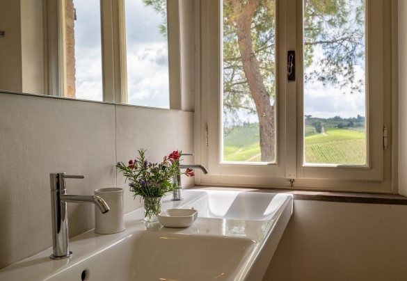 Bagno con doccia n. 3 al primo piano - Villa Caterina