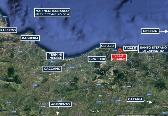 Villa Charme - Mappa
