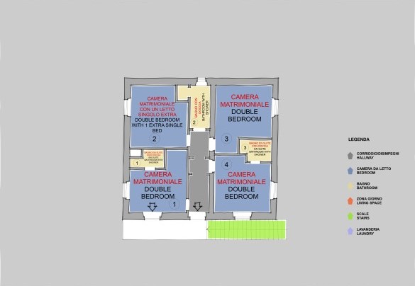 Villa Cherubini - First Floor