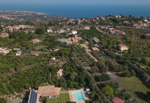 I campi di agrumi che circondano la villa - Villa Kimia