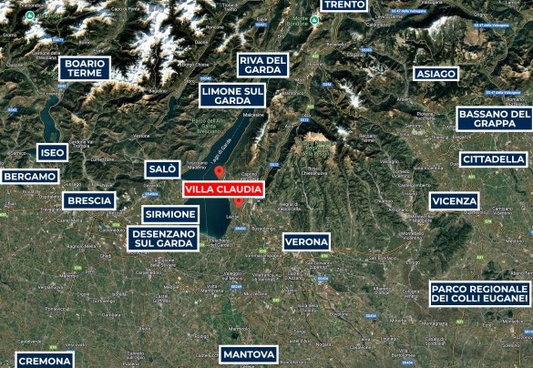 Map - Villa Claudia