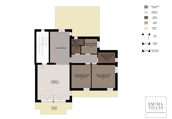First floor - Villa Claudia