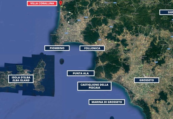 Villa Corallina - Mappe