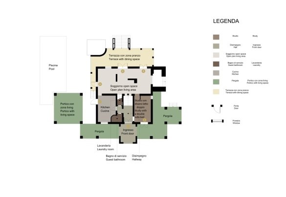 Ground Floor - Villa Corte Sant'Anna