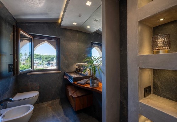 Bagno con doccia n.1 en-suite alla camera n.1 - Villa Corte Sant’Anna