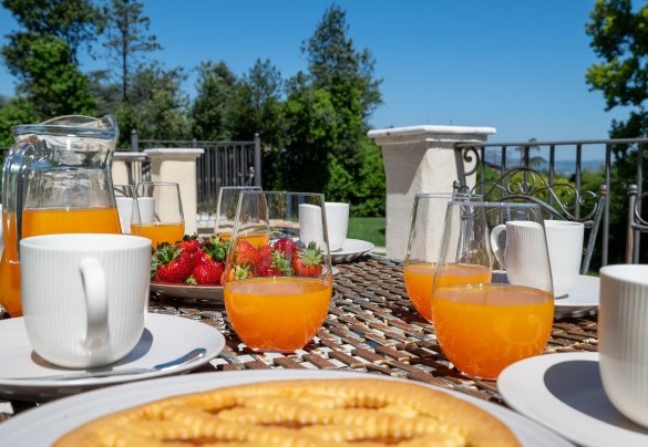 Colazione in terrazza, all’aperto - Villa Corte Sant’Anna