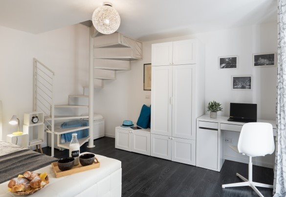 Single bedroom (with French bed) on the lower floor - Villa Cristina