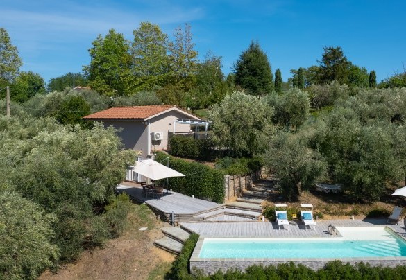 The house is surrounded by a garden with a typical terraced conformation - Villa Cristina   