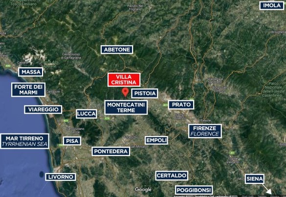 Villa Cristina - Map