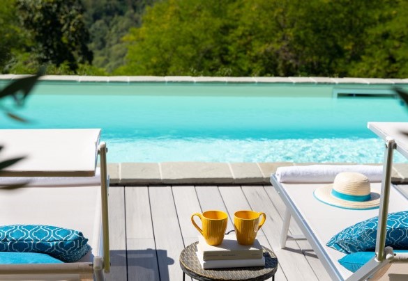 The pool measures 3 x 11 m with a constant depth of 1.50 m - Villa Cristina   