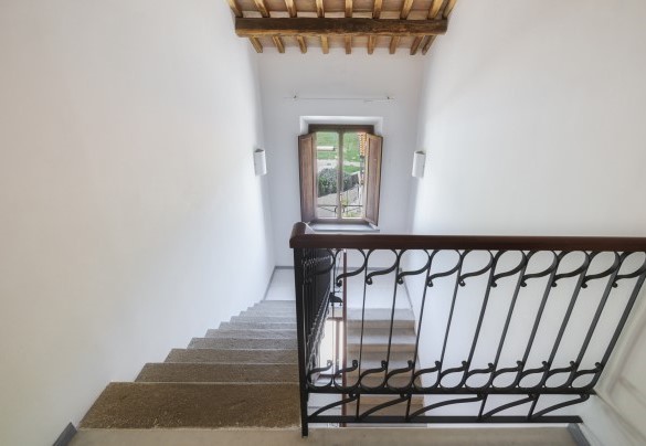 The stone stairs for the second floor - Villa Croci
