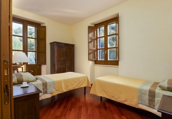 La camera doppia n.3 al primo piano - Villa Cusano