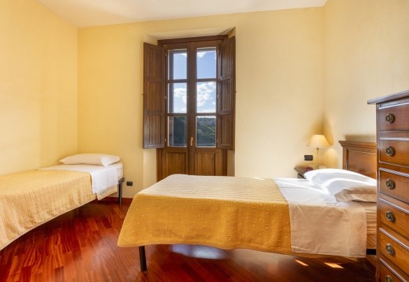 La camera doppia n.5 al primo piano - Villa Cusano