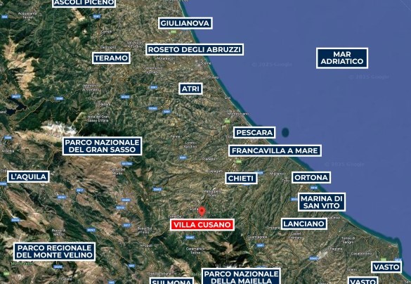 Mappa - Villa Cusano