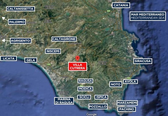Villa Cutrera - Mappa