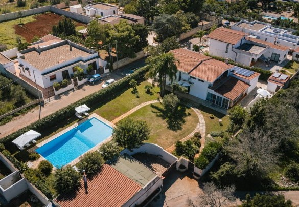 Panoramic view from above - Villa D'Aquino