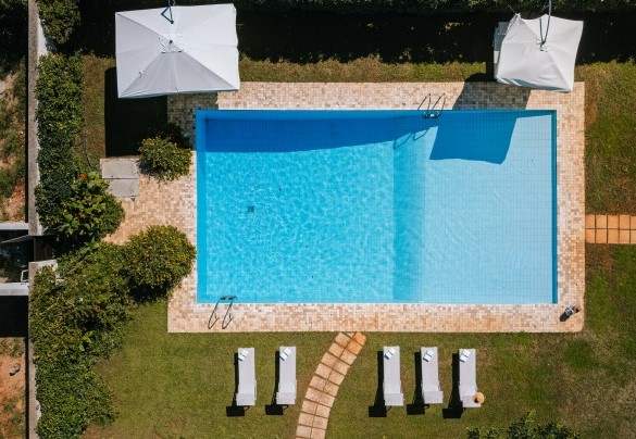 Panoramic view from above - Villa D'Aquino
