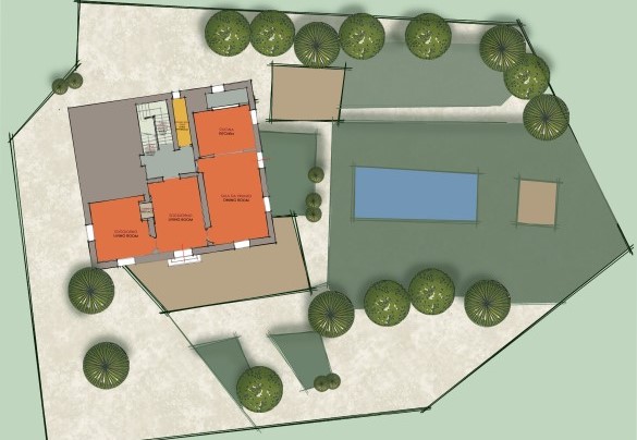 Villa De Cerchi - Property Plan