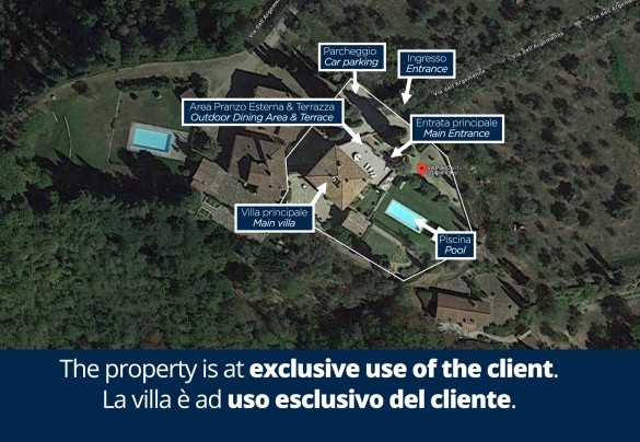 Villa De Cerchi - Property Plan