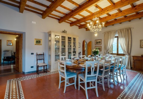 La sala da pranzo - Villa De Cerchi