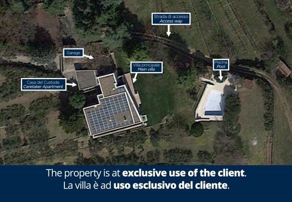 Villa degli Ulivi - Property Plan