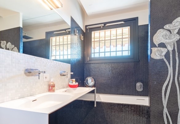 Il bagno en-suite con vasca - Villa degli Ulivi