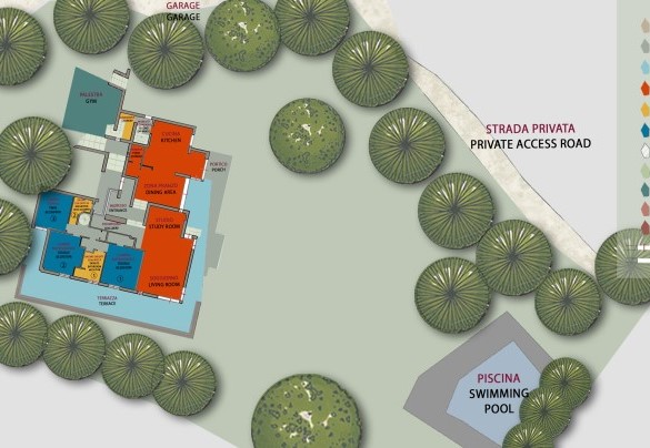 Villa Degli Ulivi - Property Plan