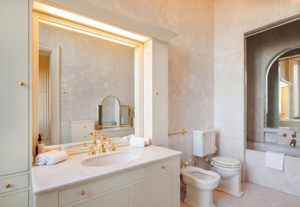 Bagno en suite con vasca n.2	 - Villa del Cavaliere Berico