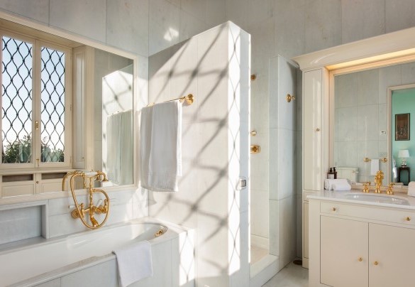 Bagno en suite con vasca e doccia n.3	- Villa del Cavaliere Berico