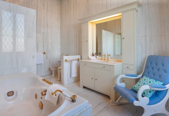 Bagno en suite con vasca idromassaggio e doccia n.1 - Villa del Cavaliere Berico