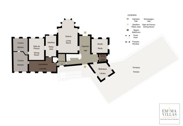 Piano Terra - Villa del Cavaliere Berico