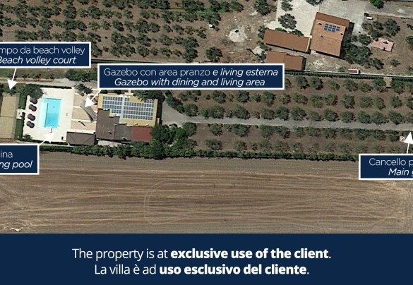 Layout della proprietà - Villa del Gargano