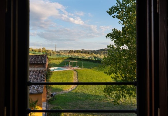 Vista sulla campagna dalla mansarda  - Villa del Poggio D'Oro
