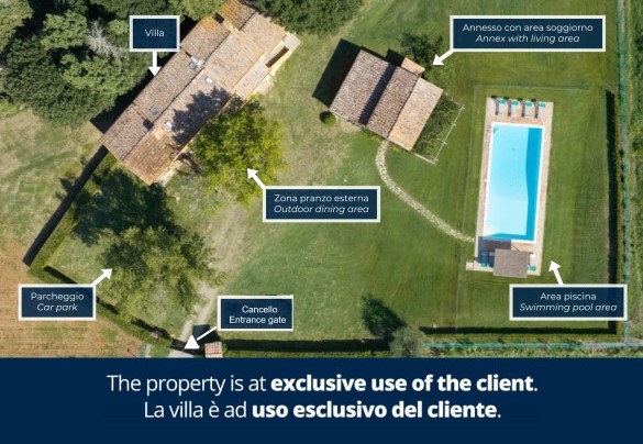 Property Plan - Villa del Poggio D'oro