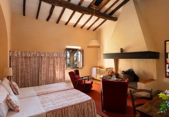 Camera doppia (letti unibili) n.2 al primo piano - Villa del Poggio D'Oro