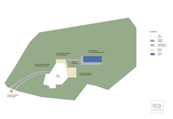 Villa del Prato - Property Plan
