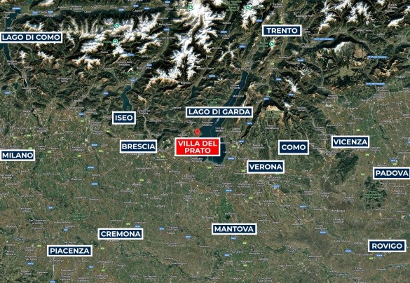 Villa del Prato - Map