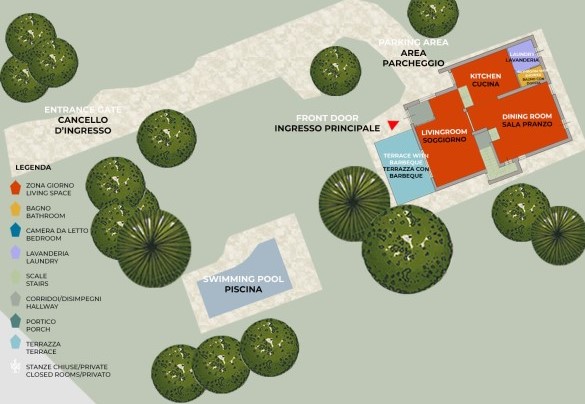 Villa delle Coste - Property Plan