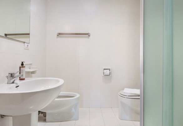 Ensuite bathroom with shower in the double bedroom (1) - Villa delle Coste