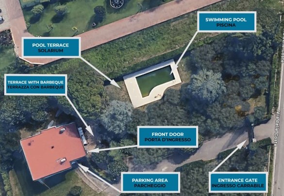 Villa delle Coste - Property Plan