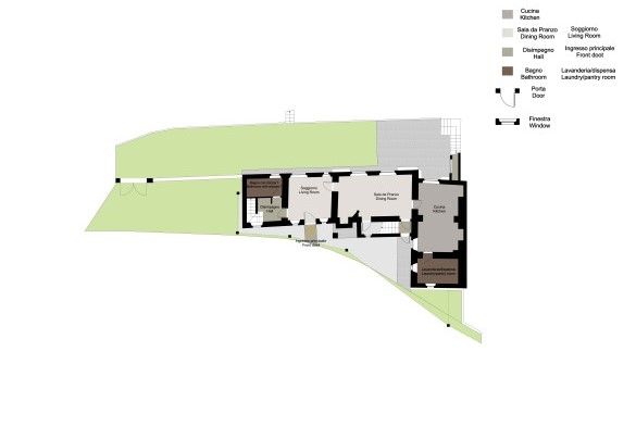Ground floor - Villa delle Silerchie