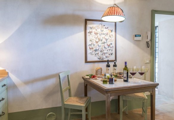 From the kitchen there is access to a room used as a pantry and laundry room – Villa Delle Upupe 